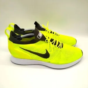Nike Air Zoom Mariah Flyknit Racer Running‎ Shoes Mens Size 14 Neon Yellow