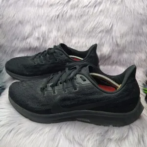 Nike Air Zoom Pegasus 36 Mens Size 14 US AQ2203-006 Black Oil Gray Athletic Shoe