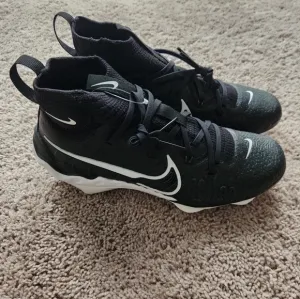 Nike Alpha Huarache NXT Metal Men's Black/WhiteCleats - DJ6517-001 New