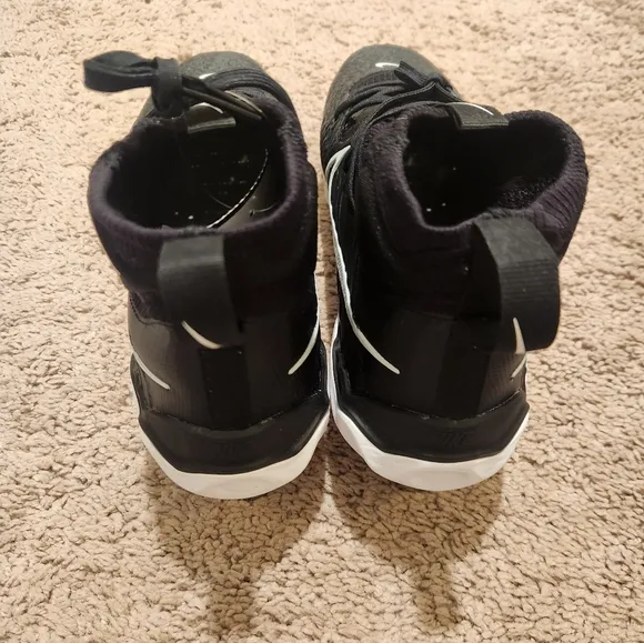 Nike Alpha Huarache NXT Metal Men's Black/WhiteCleats - DJ6517-001 New