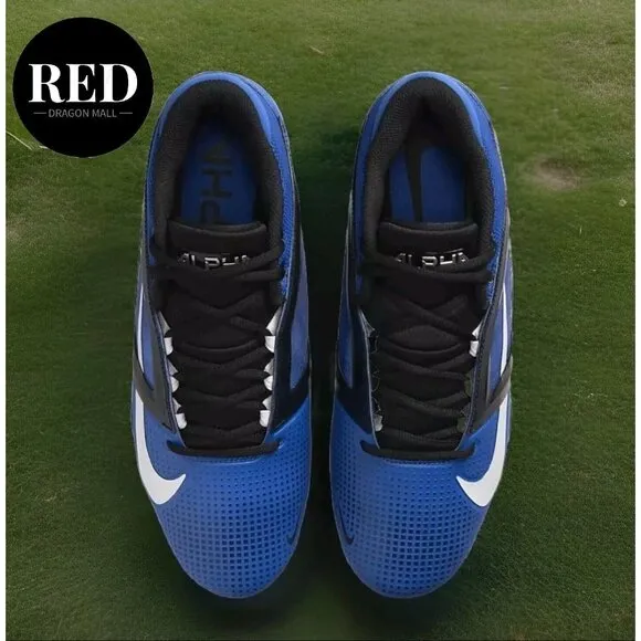 Nike Alpha Menace 4 Pro Football Cleats Hyper Royal Blue FD7037-400 - Men's 12.5