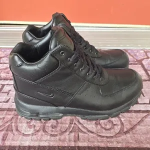 Nike Black ACG Air Max Goadome Waterproof Leather Boot Men Size 10.5 865031-009