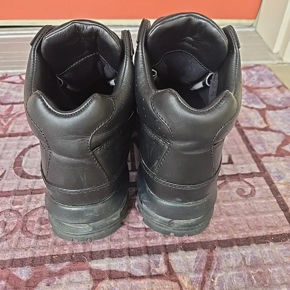 Nike Black ACG Air Max Goadome Waterproof Leather Boot Men Size 10.5 865031-009