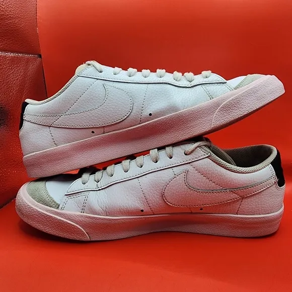Nike Blazer Low '77 Men's 10.5 Sneakers White Pink Shoes DD3034-100 LGTBQ 