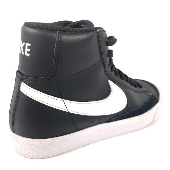 Nike Blazer Mid 77 Boys Size 7Y Black White Athletic Shoes Sneakers DA4086-002
