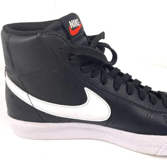 Nike Blazer Mid 77 Boys Size 7Y Black White Athletic Shoes Sneakers DA4086-002
