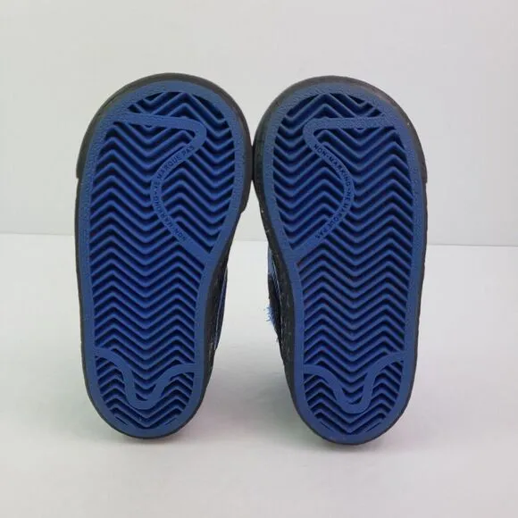 Nike Blazer Mid '77 Toddler Boys Size 7c Black Blue Checkered Sneaker Shoes