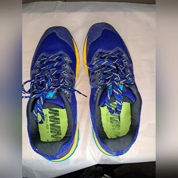 Nike Blue and Yellow Athletic Shoes