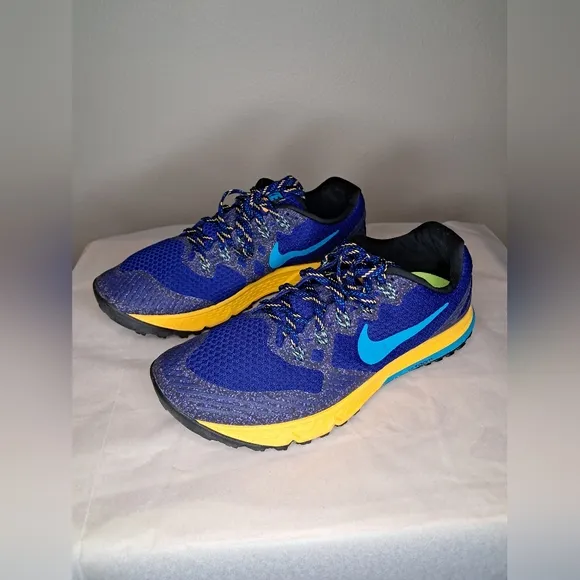 Nike Blue and Yellow Athletic Shoes