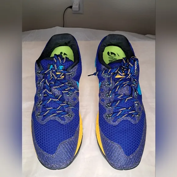 Nike Blue and Yellow Athletic Shoes