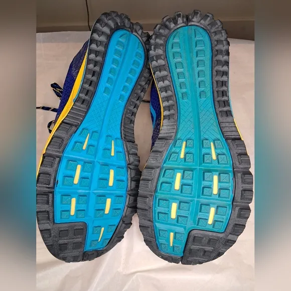 Nike Blue and Yellow Athletic Shoes