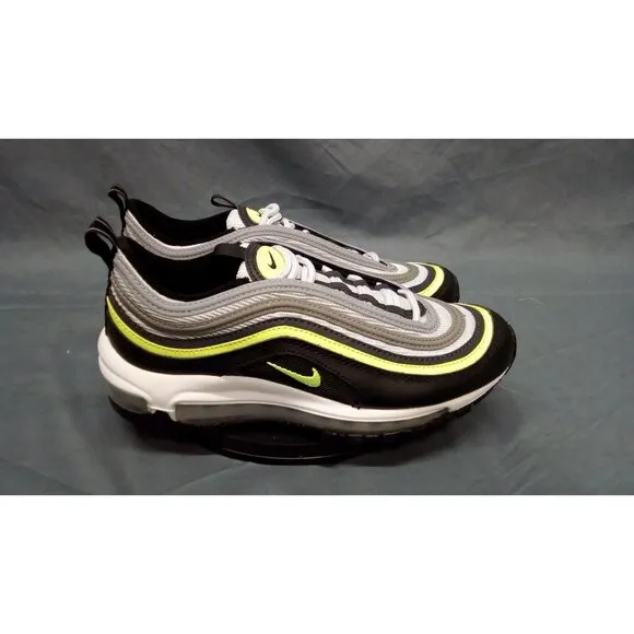Nike Boys Air Max 97 (GS) Sneakers Mesh Grey Volt White Size 5.5 NEW NO BOX!