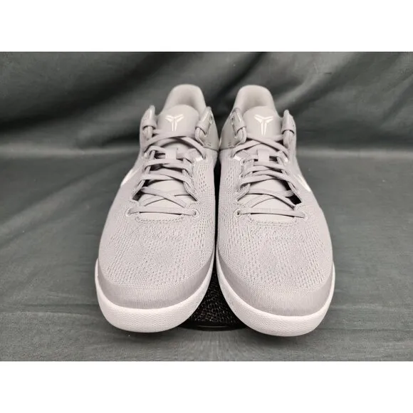 Nike Boys Kobe VIII (GS) Sneakers Mesh Wolf Grey White Size 7 NEW IN BOX!