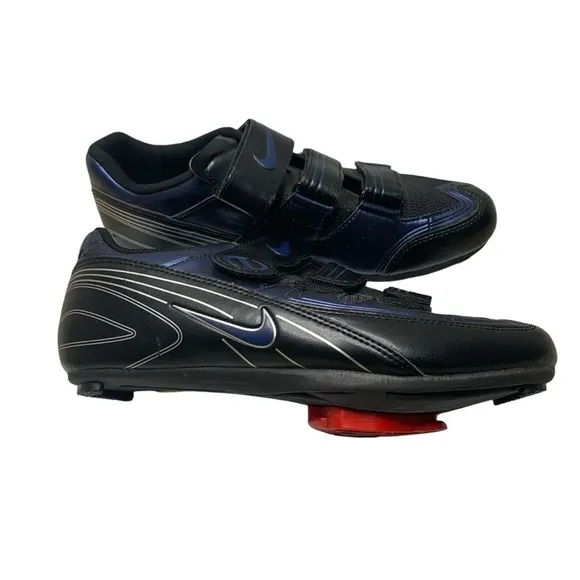 Nike Col Men’s Black Twilight Blue Cycling Racing Athletic Shoes Size 10