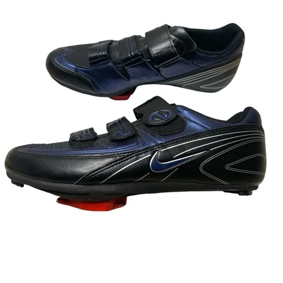 Nike Col Men’s Black Twilight Blue Cycling Racing Athletic Shoes Size 10