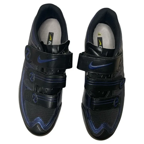 Nike Col Men’s Black Twilight Blue Cycling Racing Athletic Shoes Size 10