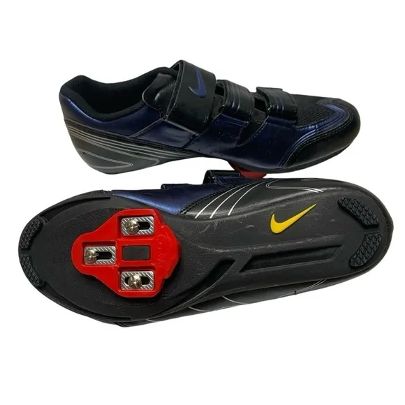 Nike Col Men’s Black Twilight Blue Cycling Racing Athletic Shoes Size 10