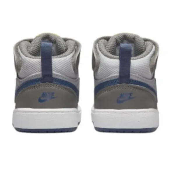 Nike Court Borough Mid 2 TD Grey Toddler Kid Child‎ Shoe Size 6C NEW CD7784-007