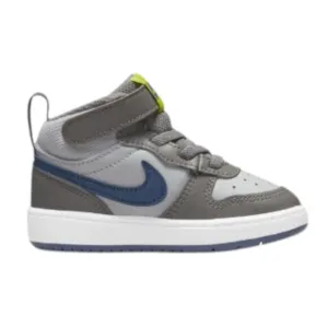 Nike Court Borough Mid 2 TD Grey Toddler Kid Child Shoe Size 6C NEW CD7784-007