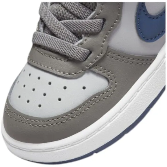 Nike Court Borough Mid 2 TD Grey Toddler Kid Child Shoe Size 6C NEW CD7784-007