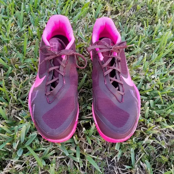 Nike Court Zoom Vapor Pro Burgundy Pink Tennis Shoes Size 9.5