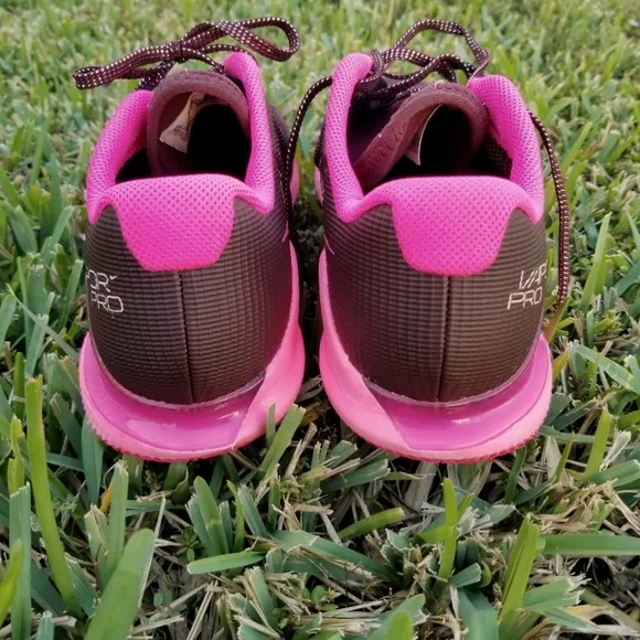 Nike Court Zoom Vapor Pro Burgundy Pink Tennis Shoes Size 9.5