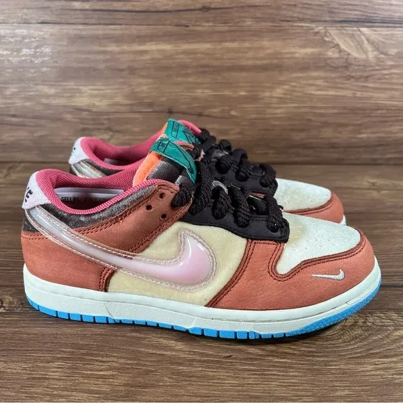 Nike Dunk Low ‘Social Status’ Leather Sneakers Size 10.5C Shoes