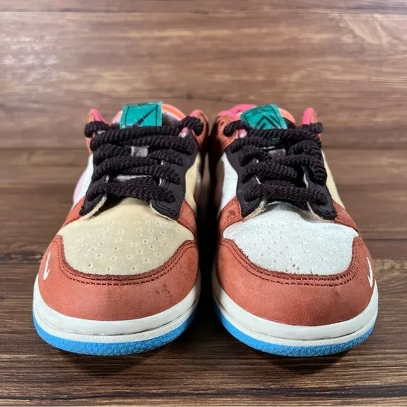 Nike Dunk Low ‘Social Status’ Leather Sneakers Size 10.5C Shoes