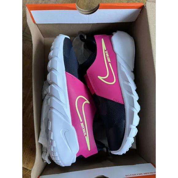 Nike Flex Runner 2 (GS) Girls Shoes Dark Obsidian Size 5Y NEW DJ6038-401
