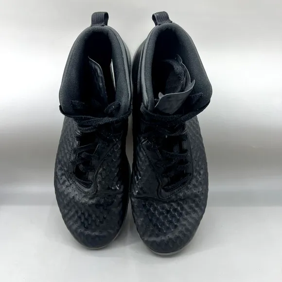 Nike Free Hypervenom Mid Top Sneakers Men's Size 11 Black Athletic Comfort Shoes