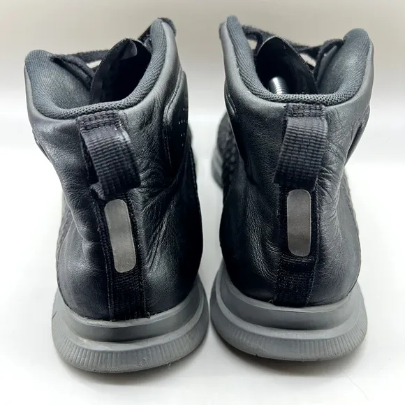Nike Free Hypervenom Mid Top Sneakers Men's Size 11 Black Athletic Comfort Shoes