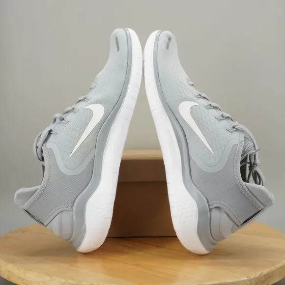 Nike Free RN 2018 Mens Size 15 Shoes Wolf Grey Running Sneakers Comfort NEW