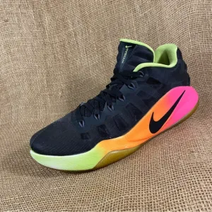 Nike Hyperdunk Rare 2016 Unlimited Black Orange Basketball Shoes Low Size 12
