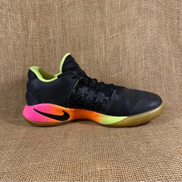 Nike Hyperdunk Rare 2016 Unlimited Black Orange Basketball Shoes Low Size 12