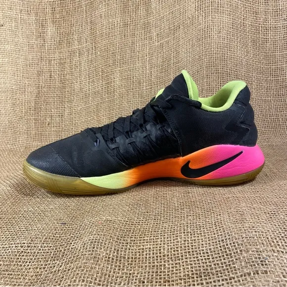 Nike Hyperdunk Rare 2016 Unlimited Black Orange Basketball Shoes Low Size 12