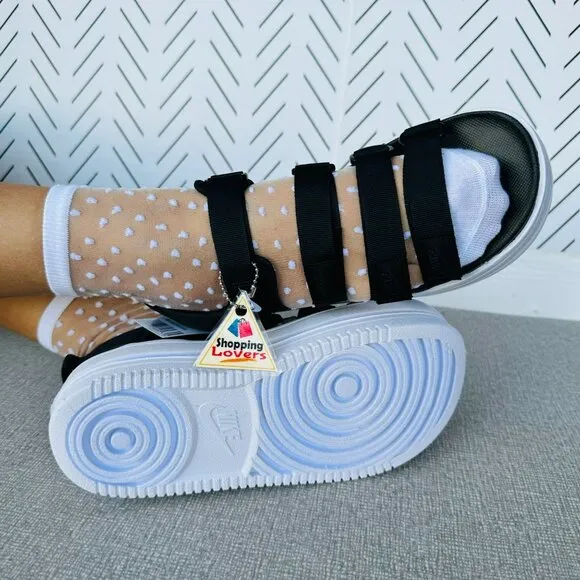 ⭐Nike Icon Classic Platform Chunky Size 10 Women's Sandals Black DH0224-001 New