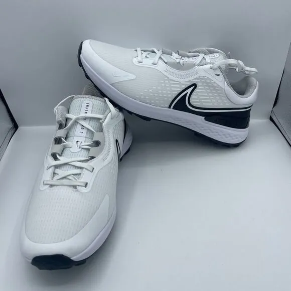 Nike Infinity Pro 2 Golf Shoes White Black Photon DJ5593-115 Size 8,8.5,11,12