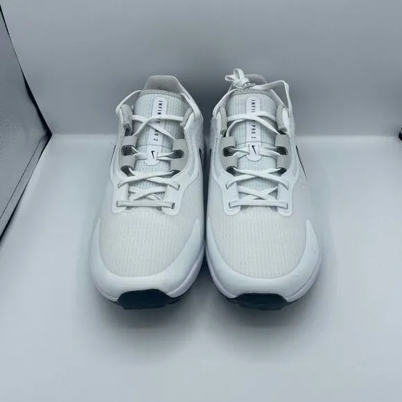 Nike Infinity Pro 2 Golf Shoes White Black Photon DJ5593-115 Size 8,8.5,11,12