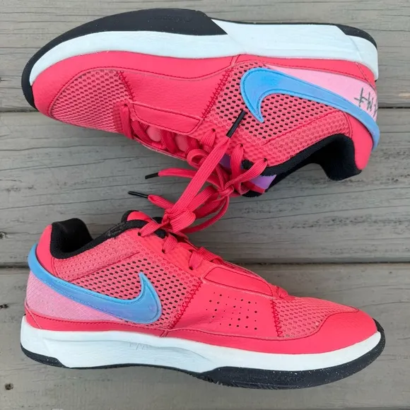 Nike Ja 1 EMBER Glow Blue Morant Basketball Shoes size 7.5