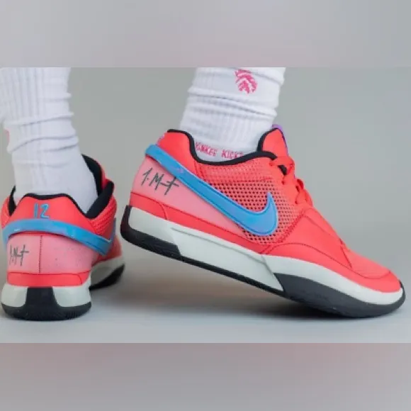 Nike Ja 1 EMBER Glow Blue Morant Basketball Shoes size 7.5