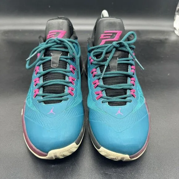 NIKE JORDAN CP3.VIII Low Top Blue Teal Pink Youth SIZE 7Y Womens size 8.5 EUC