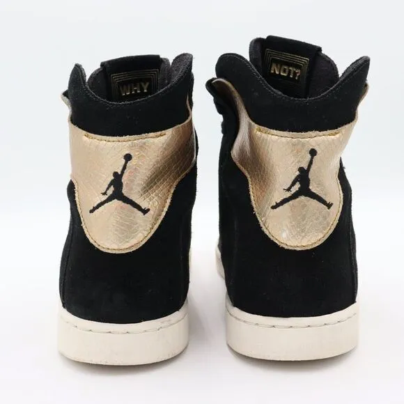 Nike Jordan Westbrook 0.2 Mens Sz 11 US  Black &amp; Metallic Gold Shoes  921145-032