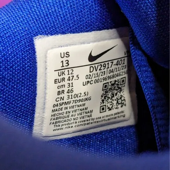 Nike KD 16 Ready, Play Men's 13 Royal Blue Purple Basketball Shoes DV2917-401