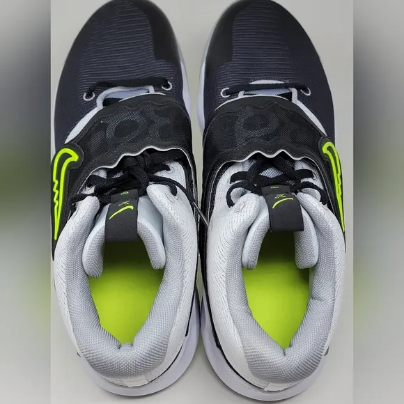 Nike KD Trey 5 X Basketball Shoes Wolf Grey Black Volt DD9538-101 Men Sz 17 New