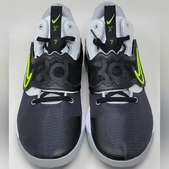 Nike KD Trey 5 X Basketball Shoes Wolf Grey Black Volt DD9538-101 Men Sz 17 New