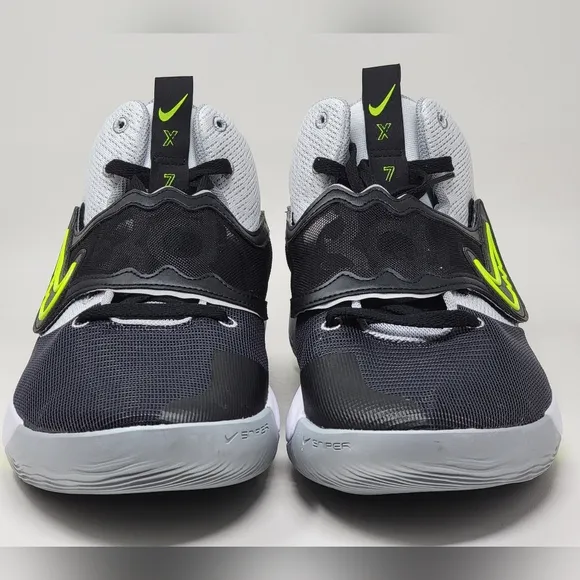 Nike KD Trey 5 X Basketball Shoes Wolf Grey Black Volt DD9538-101 Men Sz 17 New