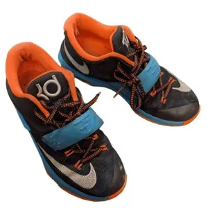 Nike Kevin Durant VII Black Basketball Shoes 669942-002 Size 6Y US / EU 38.5