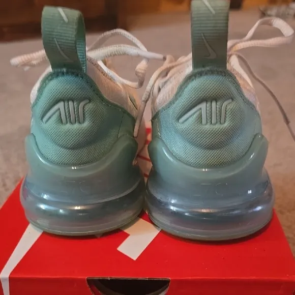 Nike Kids' Air Max 270 - Mint Green and White