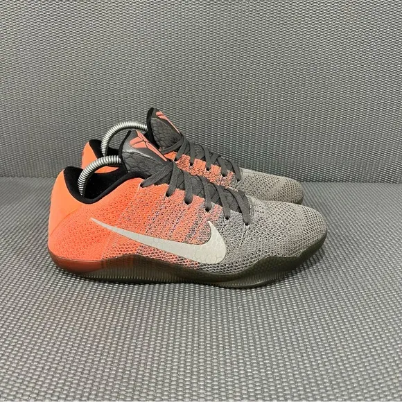 Nike Kobe 11 Elite Low Easter Dark Grey Bright Mango Mens Athletic Sneaker Sz8.5