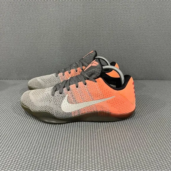 Nike Kobe 11 Elite Low Easter Dark Grey Bright Mango Mens Athletic Sneaker Sz8.5